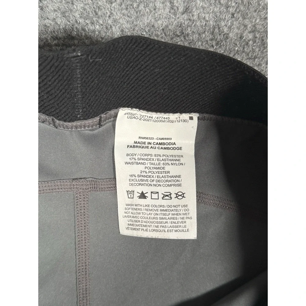 Nike Pro Dri-Fit Compression Shorts Womens Medium Gray‎ Yoga Gym 3